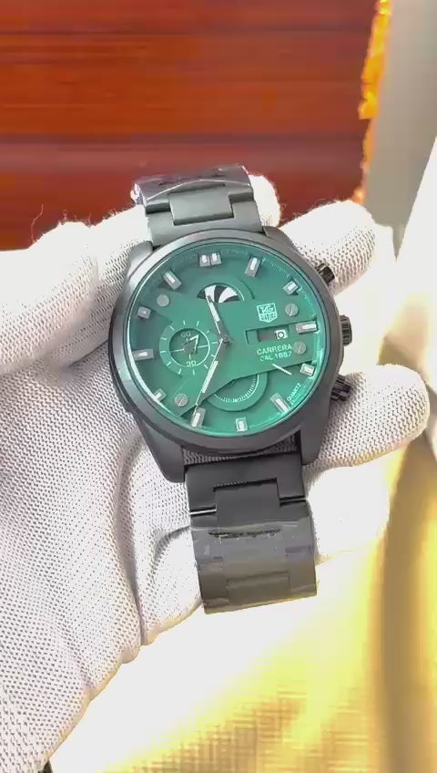 Tag Heuer Grand Carrera 1887 Green Dial Men's Watch