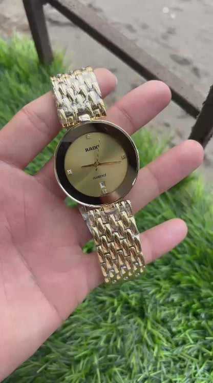 Rado Florence Gold Dial Analog Men's Watch
