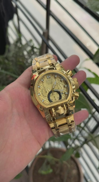 Invicta Classic Gold Mens Watch