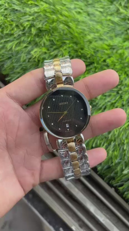 Rado Florence Black Round Dial Men's Watch