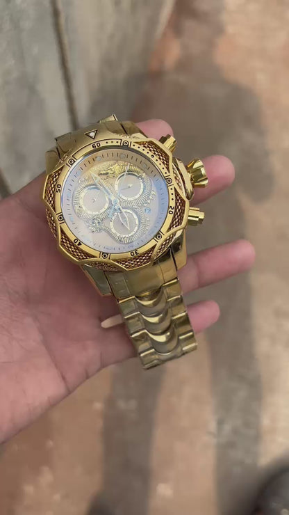 Invicta Classic Gold Dial Men's Watch