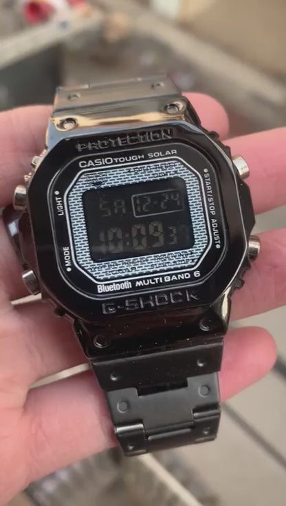 Casio G-Shock Digital Black Metal Belt Men's Watch