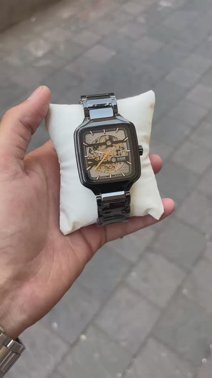 Rado Ceramic Automatic Open Heart Watch For Men's