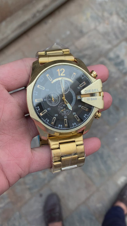 Diesel Chronograph Black Dial New model Watch For Men’s