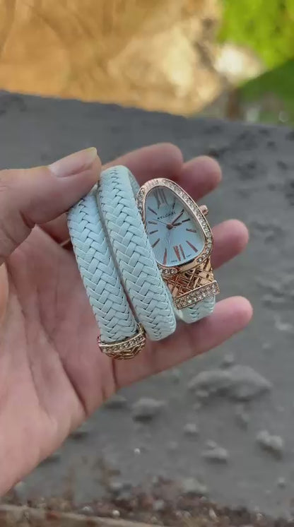 Bvlgari Snake Blue Women's Watch