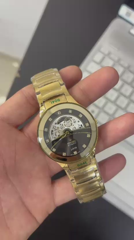 Rado Automatic Jublie Black Diamond Dial Men's Watch