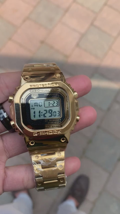 Casio G-Shock Digital Gold Metal Belt Men's Watch