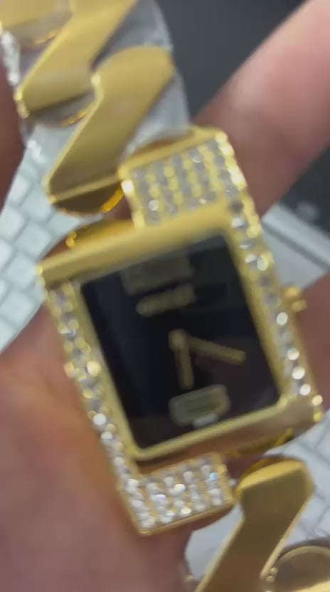 Gucci Chemin Des Tourelles Black Dial Watch For Men's