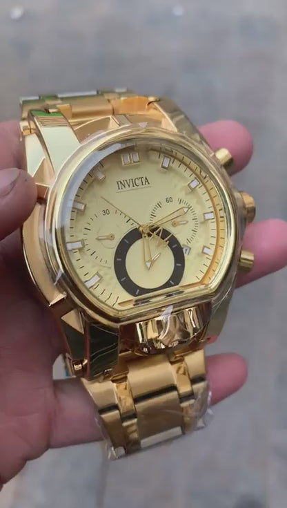 Invicta Classic Gold Mens Watch